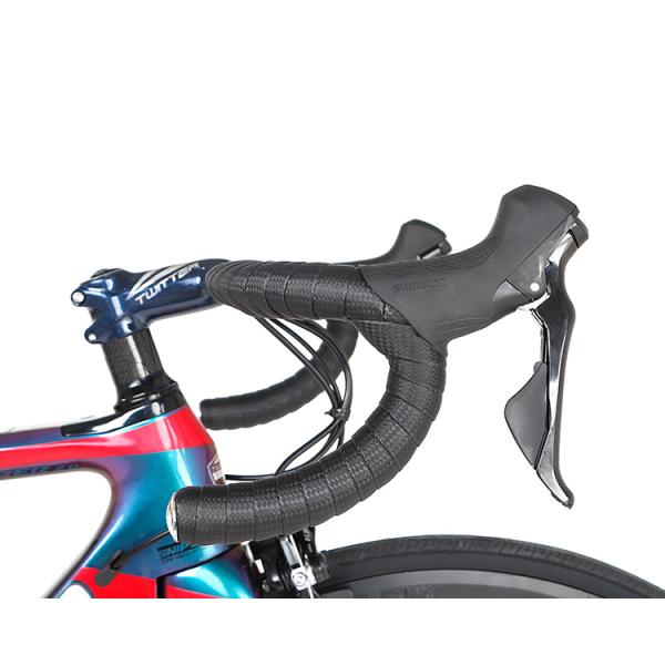 Durable Carbon Fiber Road Bike , Sports Racing Bicycle Reflective Decals Fork