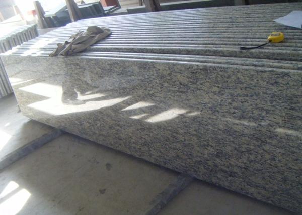 Brazil Nature Giallo Cecilia Granite Slab Countertops Bullnose With Laminated Edge