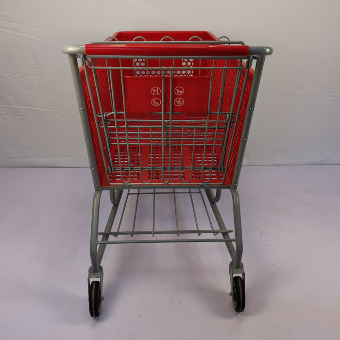красные Semi пластиковые корзины 175L с 5