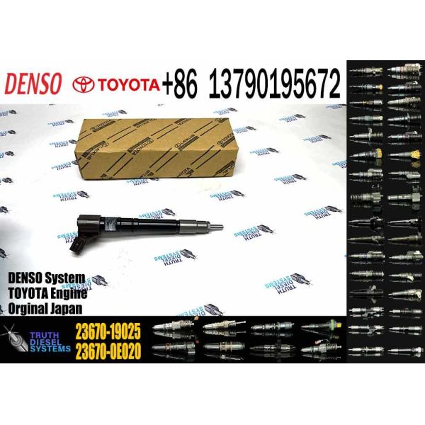 295700-0560 23670-0E020 23670-09430 23670-19025 23670-11020 Diesel Common Rail Fuel Injector for toyota Fortuner 1GD-FTV