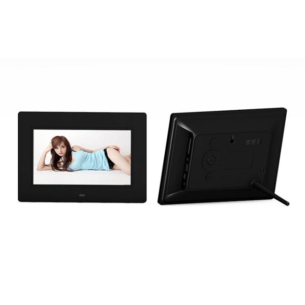 Playback video plástico livre do lcd a3 a4 do calendário do mp3 mp4 da transferência quadro digital da foto de 7 polegadas