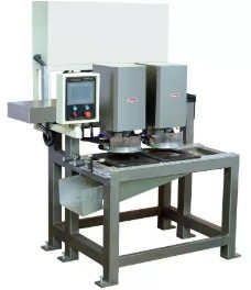 Double Head Automatic Glass Drilling Machine 380V 3 Phase With Adjustable Hole