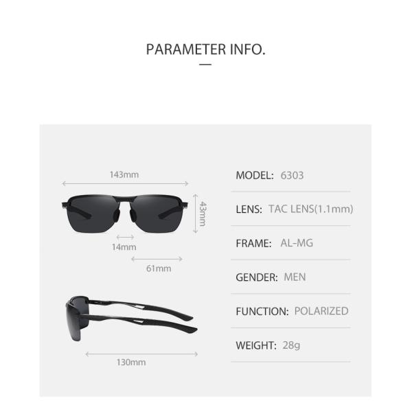 Al Mg Ultra Light Sunglasses REVO coated , TAC Lens Mens Driving Sunglasses