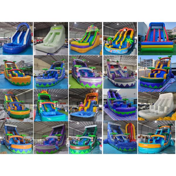 Коммерческий класс 8х3м Отскакивающий дом Взорвать Китай Загородный двор Луноходка Надувная водная горка