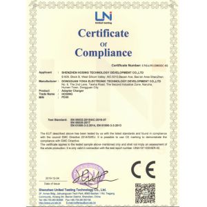 Shenzhen Hosing Technology Development Co., Ltd. Certifications