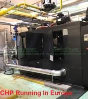 six unités de production combinée de gaz naturel du cylindre 180KW