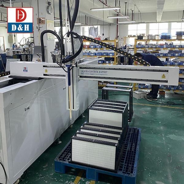700x700x100 Dynamic Line Glue Dispensing Machine for Bonding and Potting Electric Driven