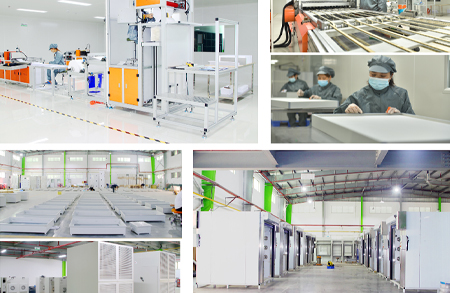 Electrolytic Steel Plate Laminar Flow Ceiling for Operating Room YANING ISO Certificated