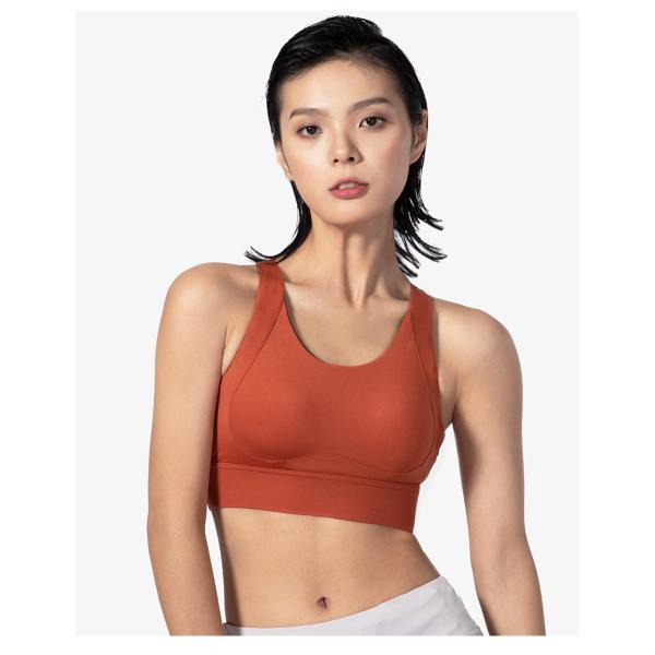 86 Nylon 14 Spandex Custom Gym Sexy Yoga Bra Tank Top Padded Workout Crop Top