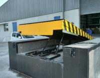 10000-20000 Lbs Loading Dock Levelers Galvanized Steel Safety Curbs And Bars On Site Assembly