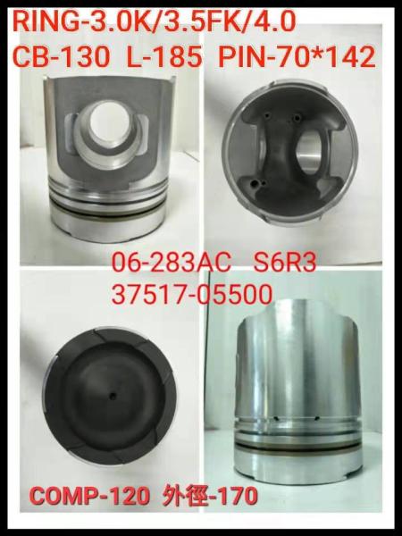 DM100 13216-1120 3AE1 78MM Piston 1121112310 6M61 ME133179