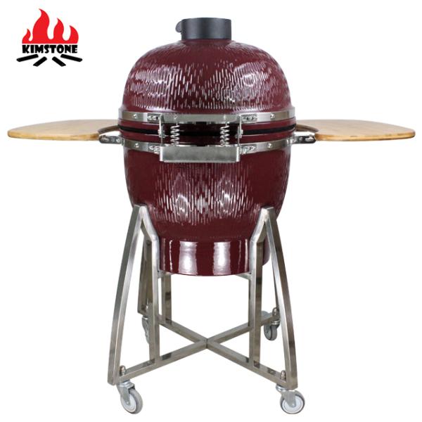 21 Inches KIMSTONE Outdoor Lifestyle Tandoori Kamado Ceramic Charcoal Grill