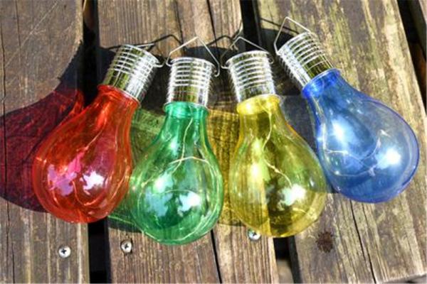 15cm Solar Powered LED Ground Lights 5W RGB Outdoor Fairy Light Bulbs