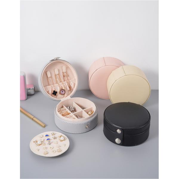 Jewellery Case Velvet Travel Jewelry Box Organizer With Customized Color For Benefit