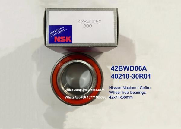 42BWD06 42BWD06A 40210-30R01 Nissan Maxiam Cefiro front wheel hub bearings 42x71x38mm