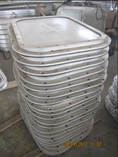Aluminium Marine Windows For Boats Wheel House Fixed Type 200-450mm Clear Size