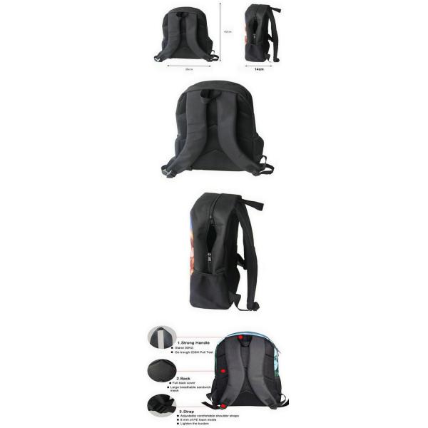 Polypropylene Travel Fashion Leisure Backpack For Boys And Girls