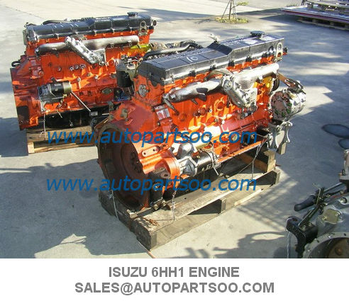 Used Isuzu 6HE1 6HH1 6HK1 Diesel Engine FRR FTR GMC W5500 W6500 W7500, Usado 6HE1 Motor
