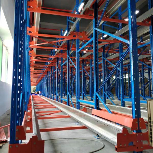 Cold Storage Radio Shuttle Rack With Power Coating Or Galvanized Finish