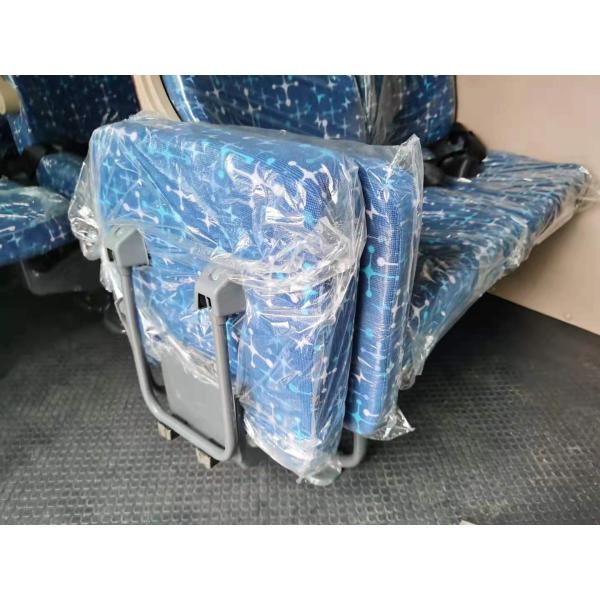 Coaster Armrest Mini Bus Passenger Seat With 3 point Belt
