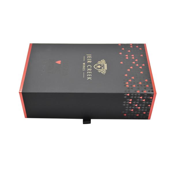 Foldable Wine Champagne Gift Box Magnetic Rigid Gift Box
