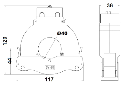 Micro Split Core Current Transformer , Toroidal Current Transformer Retro Fit