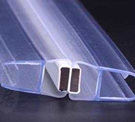 Transparent PVC Shower Door Plastic Seal Waterproof Shower Door Plastic Strips