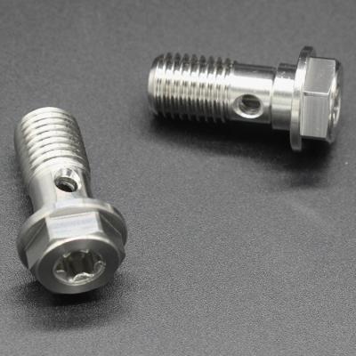 303 Stainless Steel Brake Line Banjo Bolt M10 Ultrasonic Cleaning Polished Surface