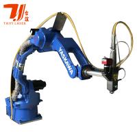 Máquina automática de corte a laser de fibra com braço robótico manipulador de 6 eixos Yaskawa