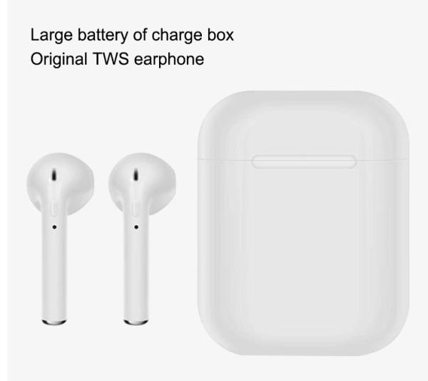 Noise Cancelling Wireless Bluetooth Earphones I12 Tws Metal ABS Material 60H Standby