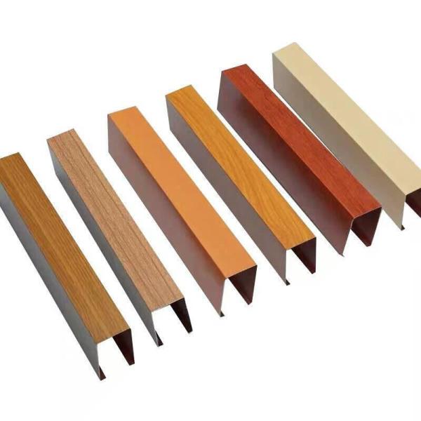 Wood Imitation 4.5mm Interior Aluminium Ceiling Panel PVDF Coated