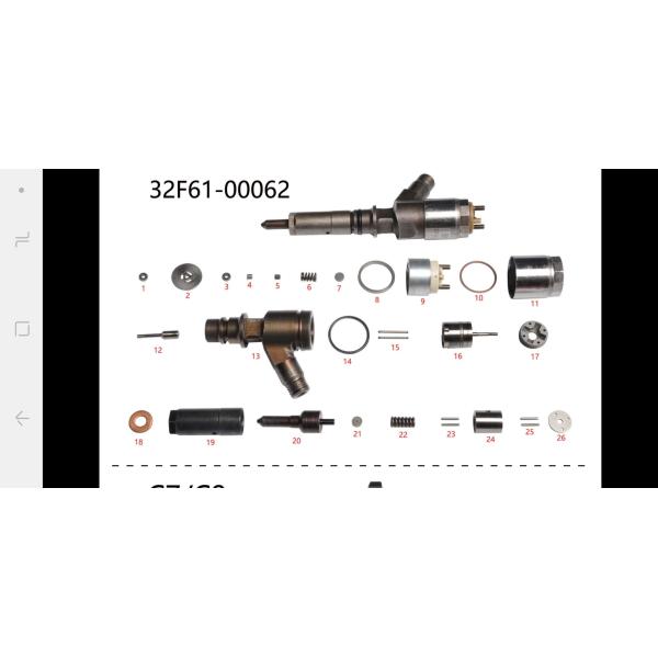 0445120066 High Performance Diesel Injectors Bosch Original Valve F00RJ01479