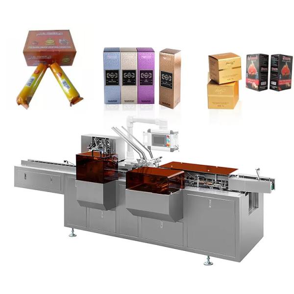 220V/380V Automatic Carton Packing Machinery Air Pressure 0.6Mpa 1350KG