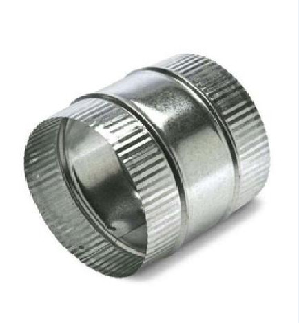 Round HVAC Accessories Galvanized Welding HVAC Duct Connectors With Crimp Ends