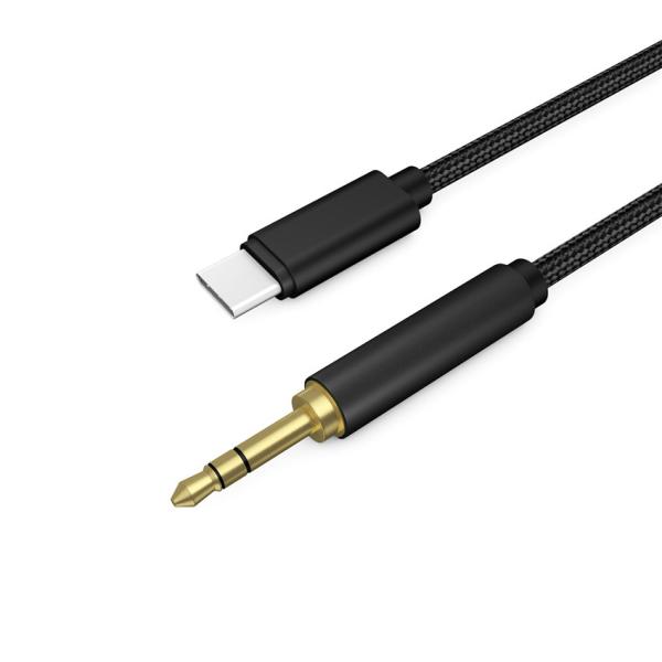 Type C Jack 3.5mm Audio Cable USB C Headphone AUX Cable 1m Length