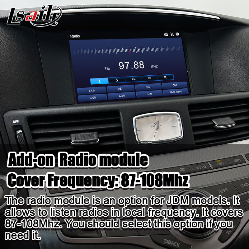 8G Qualcomm Android мультимедийный интерфейс для Infiniti Q70 M45 M25 2010- беспроводной CarPlay Box, Android Auto, NetFlix