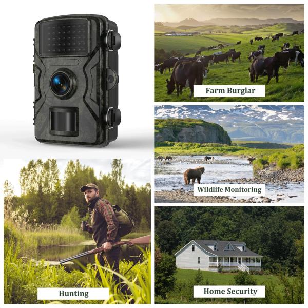 HD 1080P Hunter Trail Camera Digital 16MP Hunting Thermal Camera