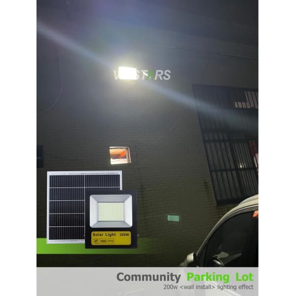 Cheapest Price ABS solar flood lights 30w 60w 100w 200w for yard garden park pathway