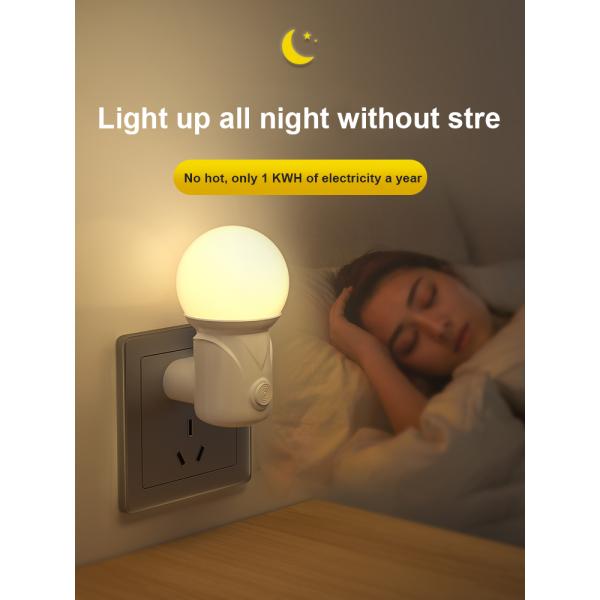 Energy-saving LED Plug-in Night Light for Baby Nursing and Eye Protection in Bedroom