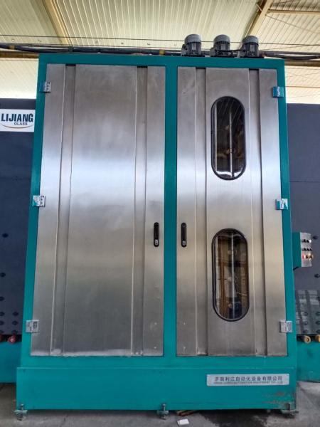 Dirt Dust Grease Accumulation 2500mm Washing Glass Machine