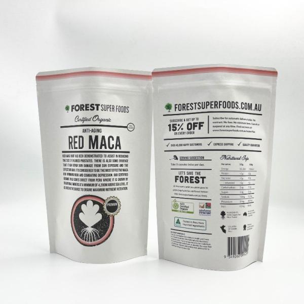 Resealable белые сумки Kraft алюминиевые прокатанные Biodegradable