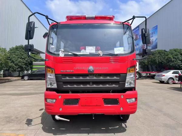Factory HOWO Fire Truck  Fire Rescue Fighting  Water Fire Truck