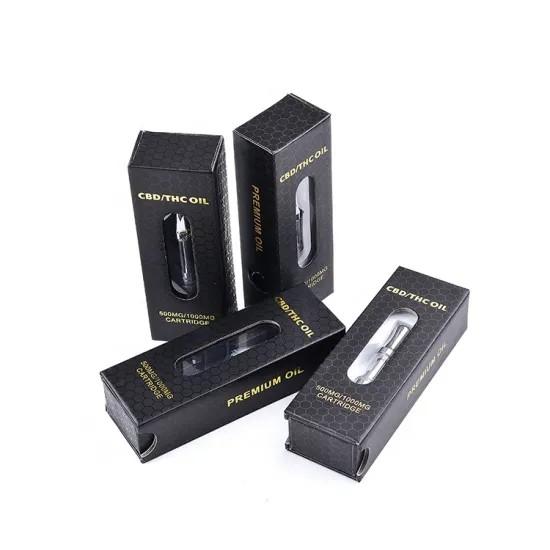 OEM 160gsm Eco Friendly Packaging Boxes CBD Vape Cart Oil Packaging