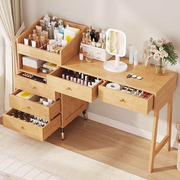 Intergrated Vanity Desk, Makeup with Drawers, Writing Table Dressing , Bedroom Furniture Set