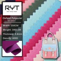 600 matériel produit poly Oxford par sac à dos de tissu des deniers 340GSM