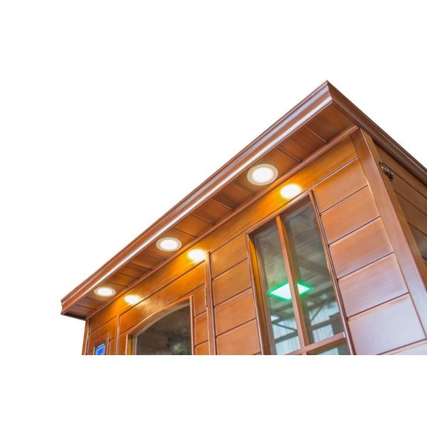 Computer Steaming Room Double Lightwave Sauna Box Full Body Detox Sweat Control Panel Sweat Steaming Room