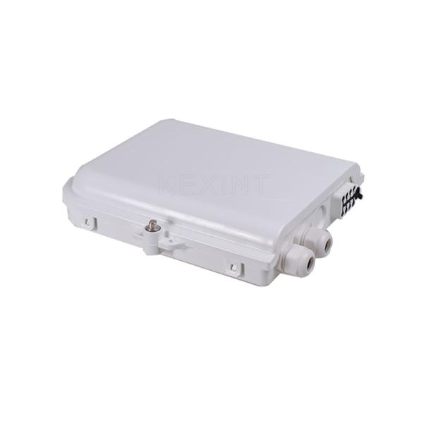 KEXINT KXT-A-8B FTTH Fiber Optic Distribution Box 8 Cores Outdoor IP66 Waterproof White