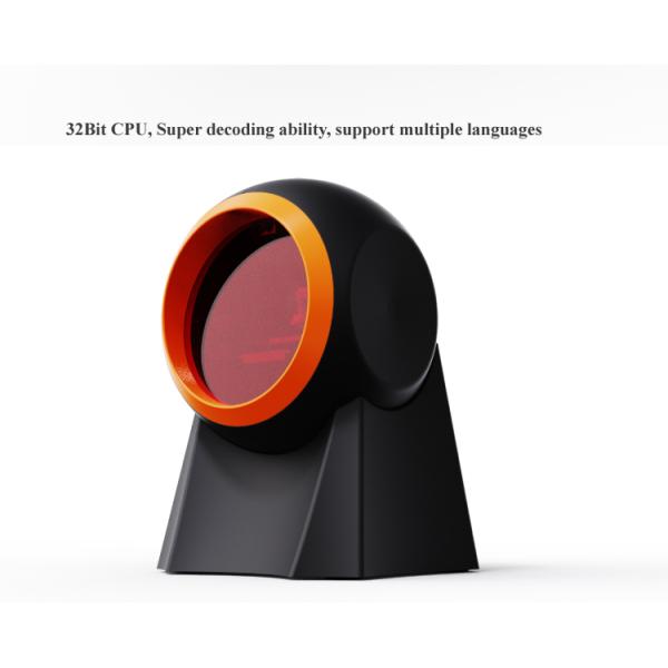 Leitor de códigos de barras 2D de escritório com tamanho de papel A4 máximo para digitalização de códigos de barras de supermercado