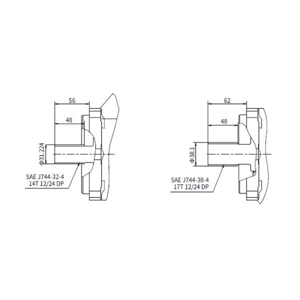 Trailer Hydraulic Power Control Unit With Cut-Off / Load Sense Control Electro-Proportional Torque