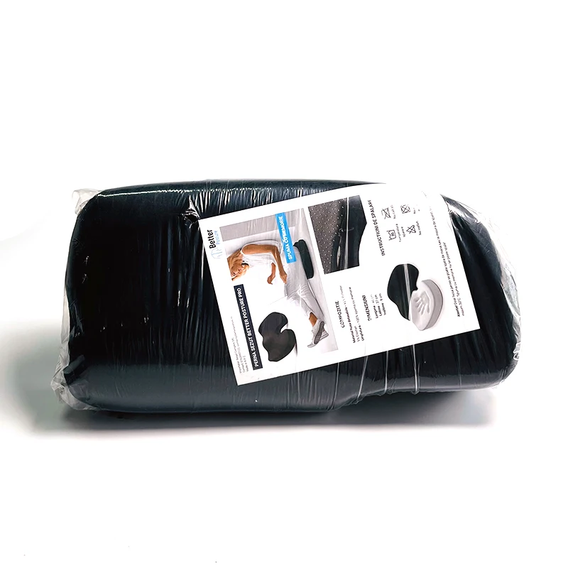 Breathable U-shape Memory Foam Coccyx Orthopedic Seat Cushion Core for Pure Color